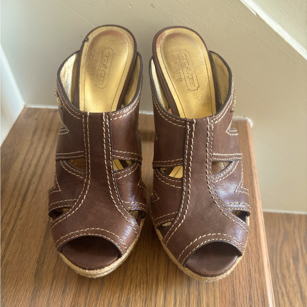 Coach platform shoes